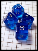 Dice : Dice - DM Collection - Armory Blue Polished Transparent 2nd Generation - Ebay Sept 2014